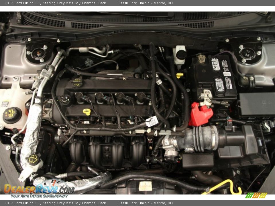 2012 Ford Fusion SEL Sterling Grey Metallic / Charcoal Black Photo #22
