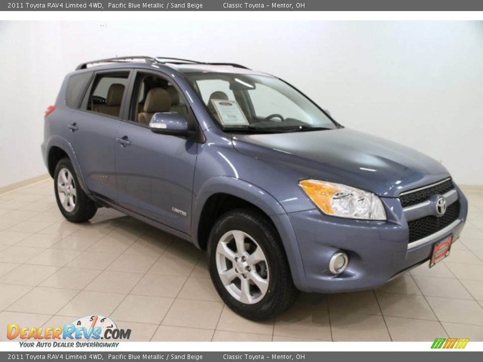 2011 Toyota RAV4 Limited 4WD Pacific Blue Metallic / Sand Beige Photo #1