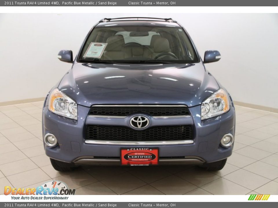 2011 Toyota RAV4 Limited 4WD Pacific Blue Metallic / Sand Beige Photo #2