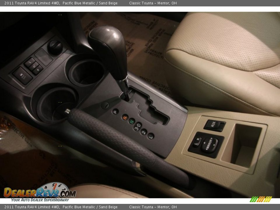 2011 Toyota RAV4 Limited 4WD Pacific Blue Metallic / Sand Beige Photo #9