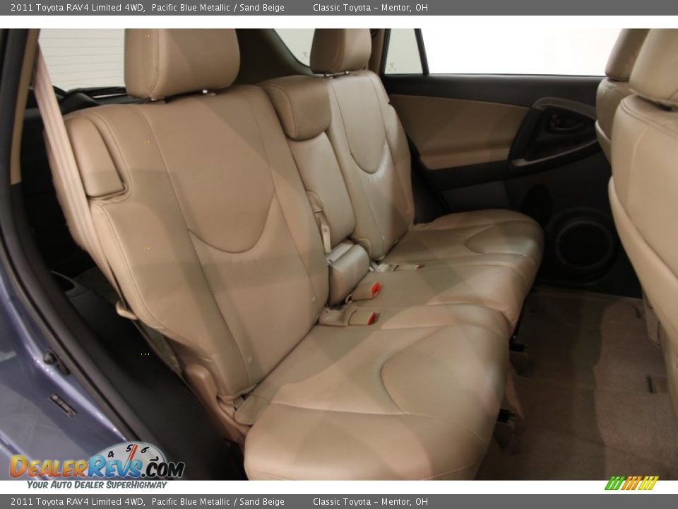 2011 Toyota RAV4 Limited 4WD Pacific Blue Metallic / Sand Beige Photo #12