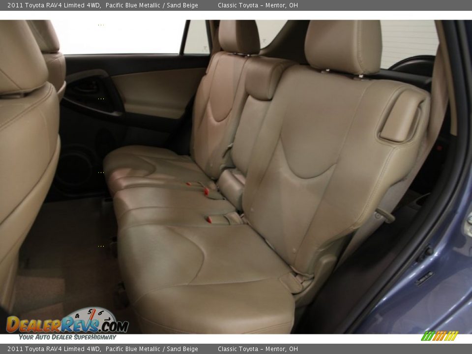 2011 Toyota RAV4 Limited 4WD Pacific Blue Metallic / Sand Beige Photo #13
