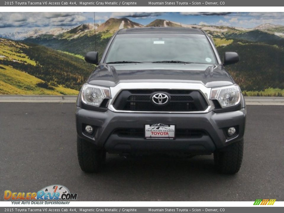2015 Toyota Tacoma V6 Access Cab 4x4 Magnetic Gray Metallic / Graphite Photo #2