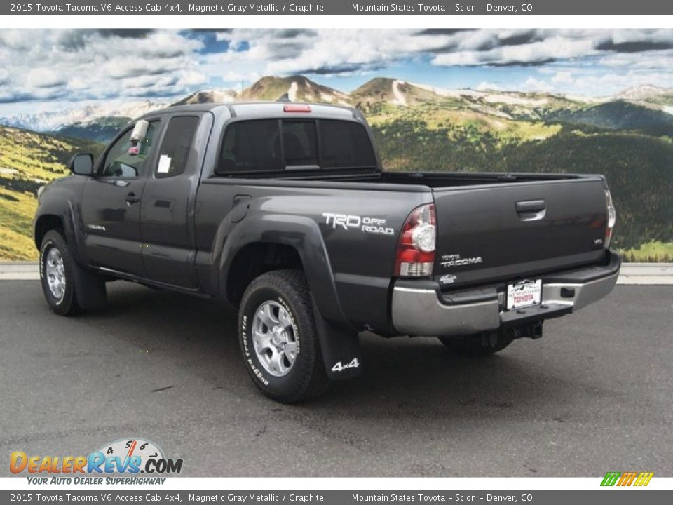 2015 Toyota Tacoma V6 Access Cab 4x4 Magnetic Gray Metallic / Graphite Photo #3