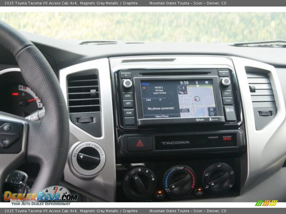 Controls of 2015 Toyota Tacoma V6 Access Cab 4x4 Photo #6
