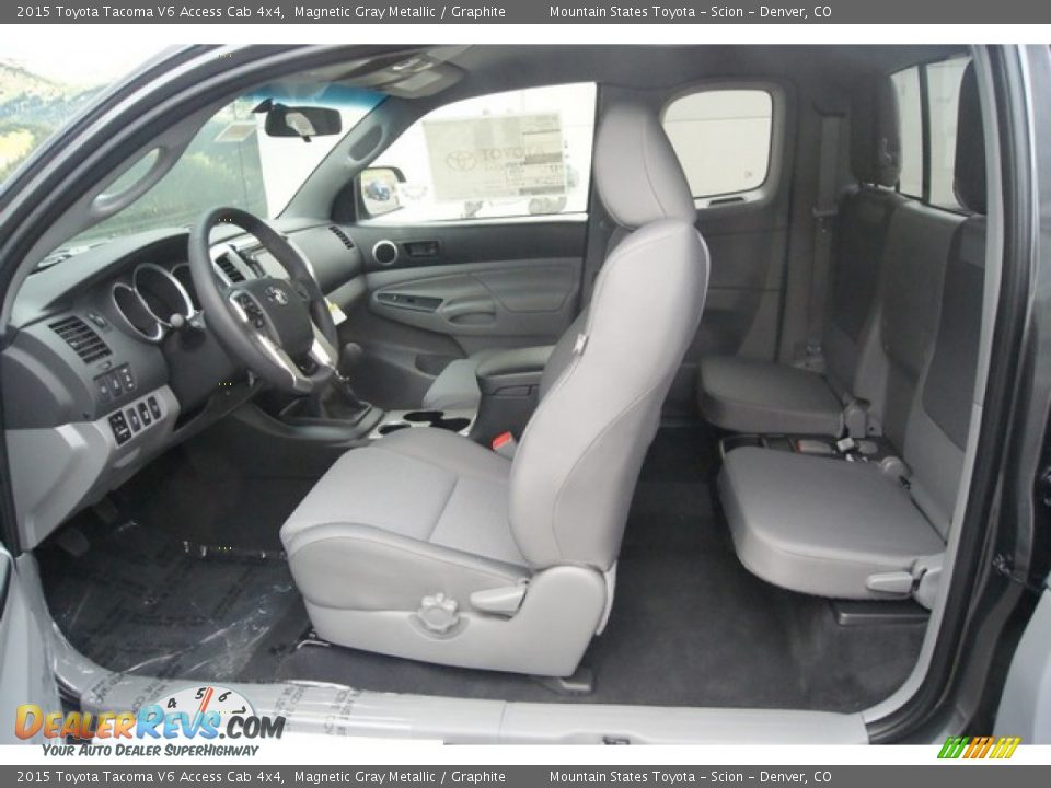 2015 Toyota Tacoma V6 Access Cab 4x4 Magnetic Gray Metallic / Graphite Photo #8