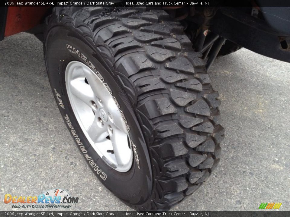 2006 Jeep Wrangler SE 4x4 Impact Orange / Dark Slate Gray Photo #2