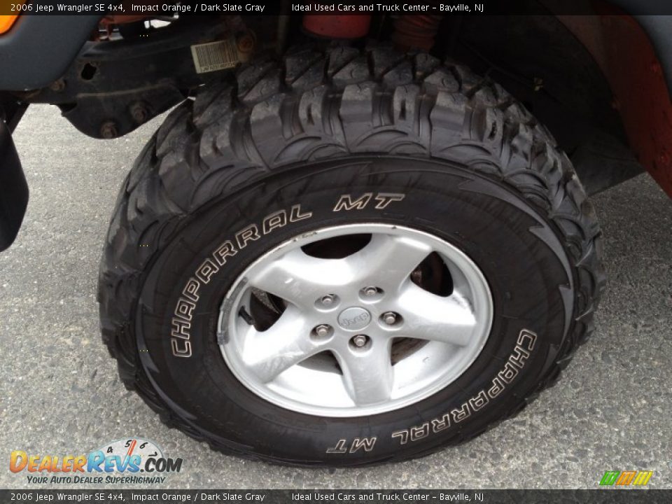 2006 Jeep Wrangler SE 4x4 Impact Orange / Dark Slate Gray Photo #3
