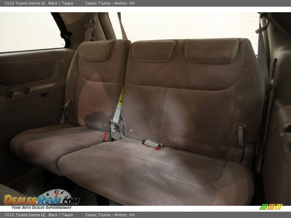 2010 Toyota Sienna LE Black / Taupe Photo #13