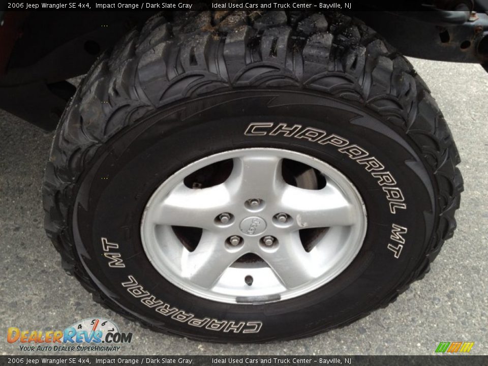 2006 Jeep Wrangler SE 4x4 Impact Orange / Dark Slate Gray Photo #6