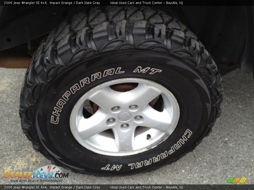 2006 Jeep Wrangler SE 4x4 Impact Orange / Dark Slate Gray Photo #7