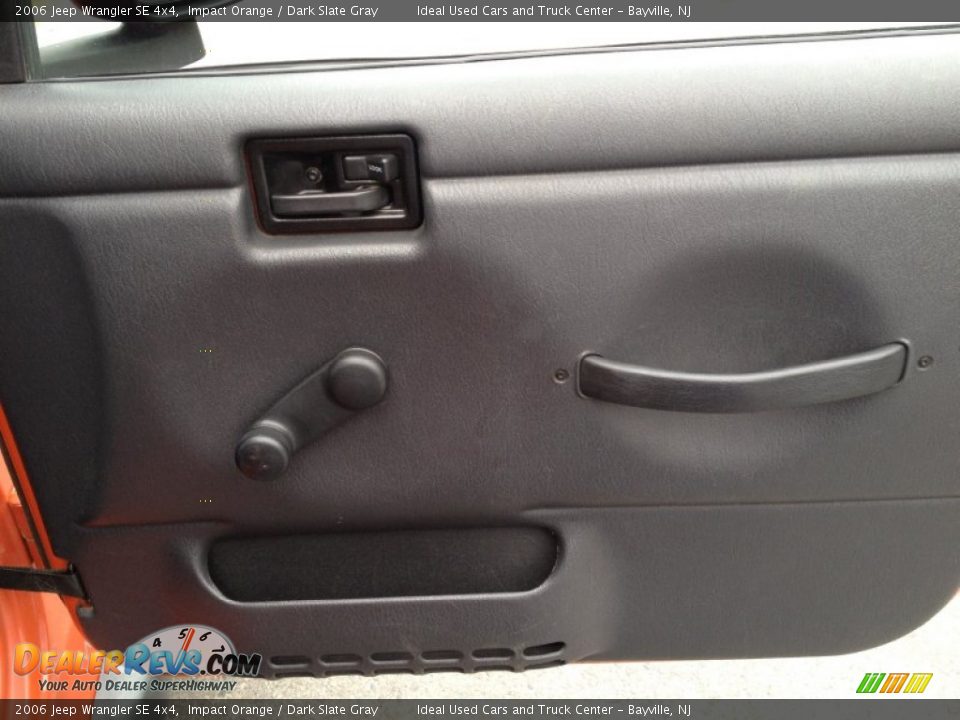 2006 Jeep Wrangler SE 4x4 Impact Orange / Dark Slate Gray Photo #9