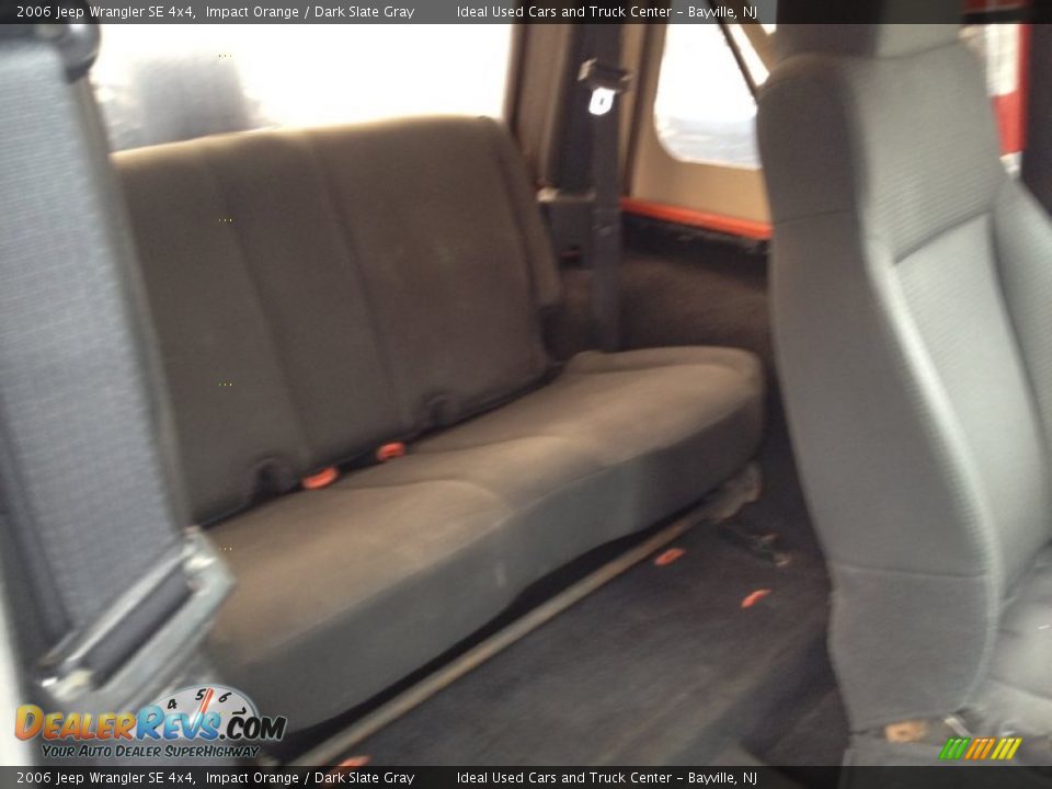 2006 Jeep Wrangler SE 4x4 Impact Orange / Dark Slate Gray Photo #12