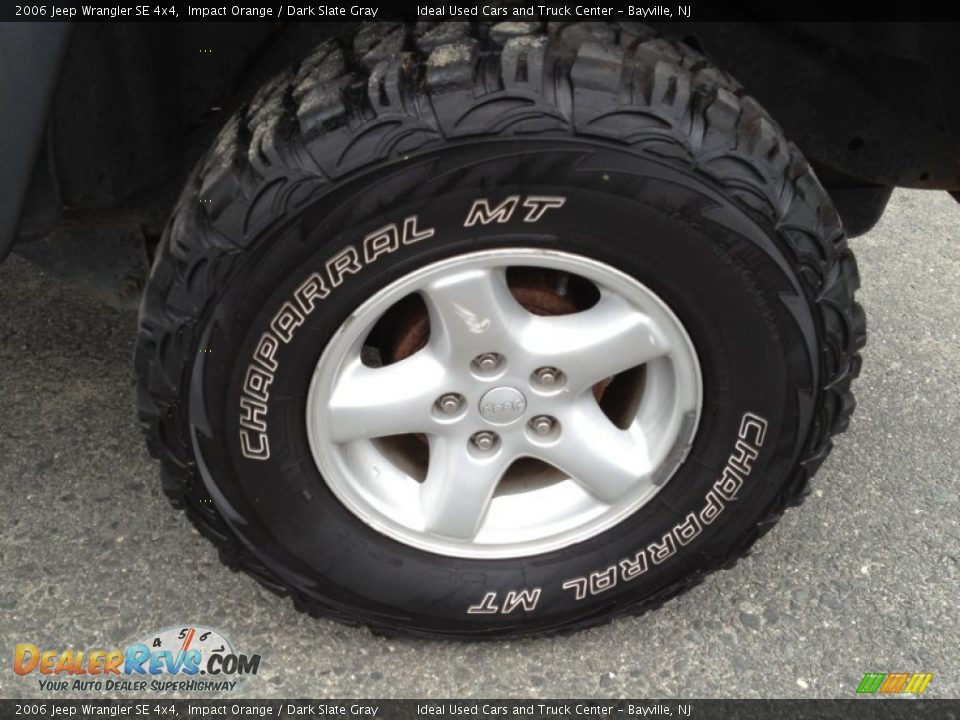 2006 Jeep Wrangler SE 4x4 Impact Orange / Dark Slate Gray Photo #16