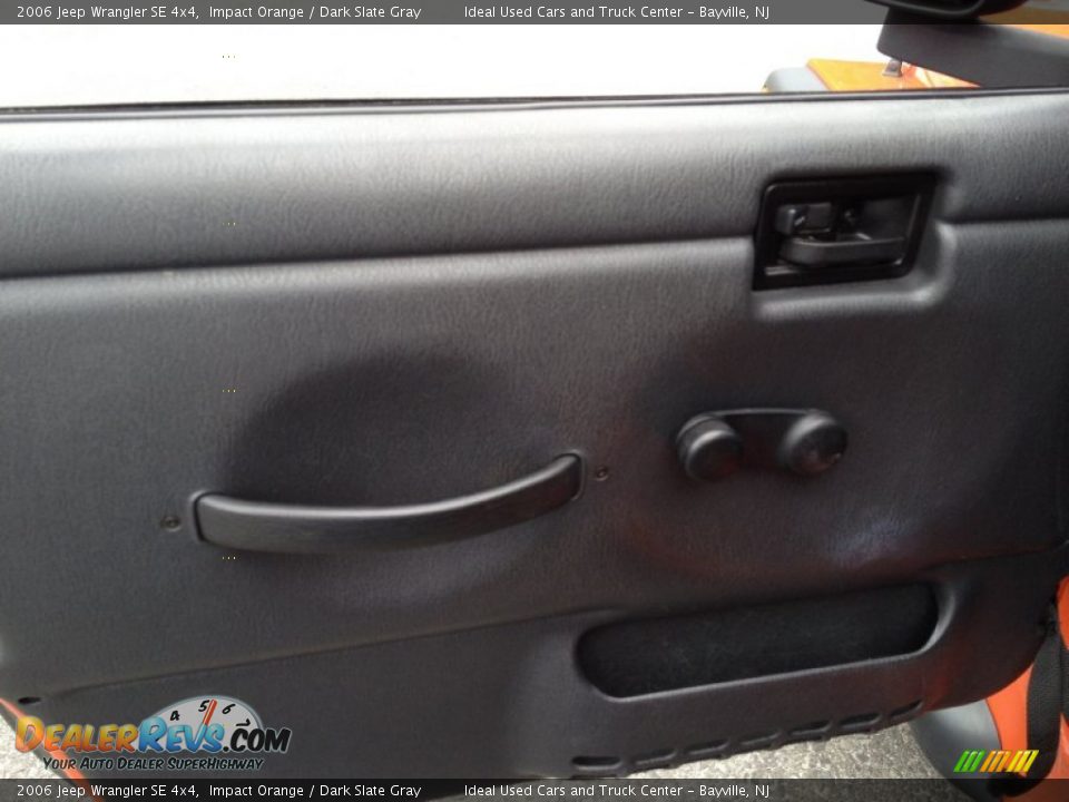 2006 Jeep Wrangler SE 4x4 Impact Orange / Dark Slate Gray Photo #18