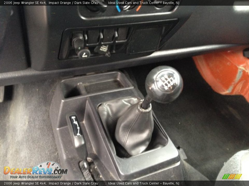 2006 Jeep Wrangler SE 4x4 Impact Orange / Dark Slate Gray Photo #22