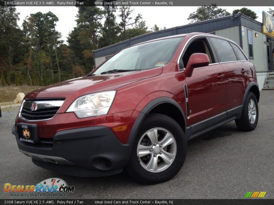 2008 Saturn VUE XE 3.5 AWD Ruby Red / Tan Photo #1