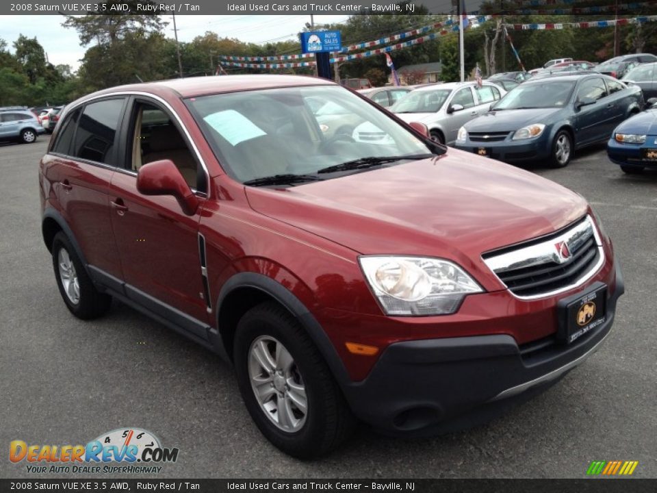 2008 Saturn VUE XE 3.5 AWD Ruby Red / Tan Photo #5