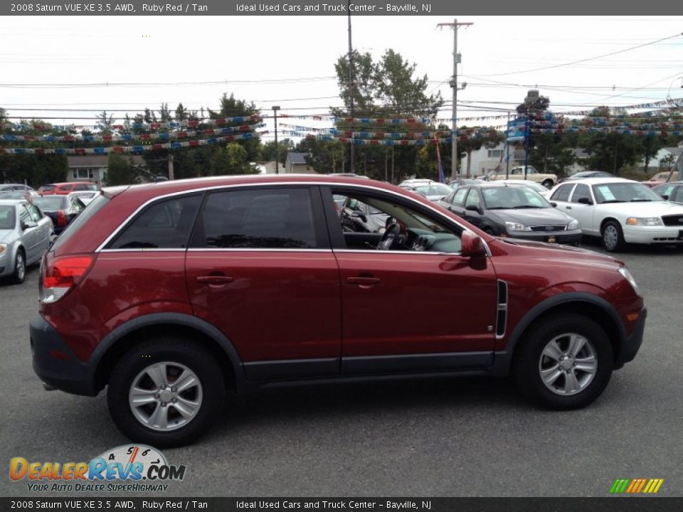 2008 Saturn VUE XE 3.5 AWD Ruby Red / Tan Photo #8