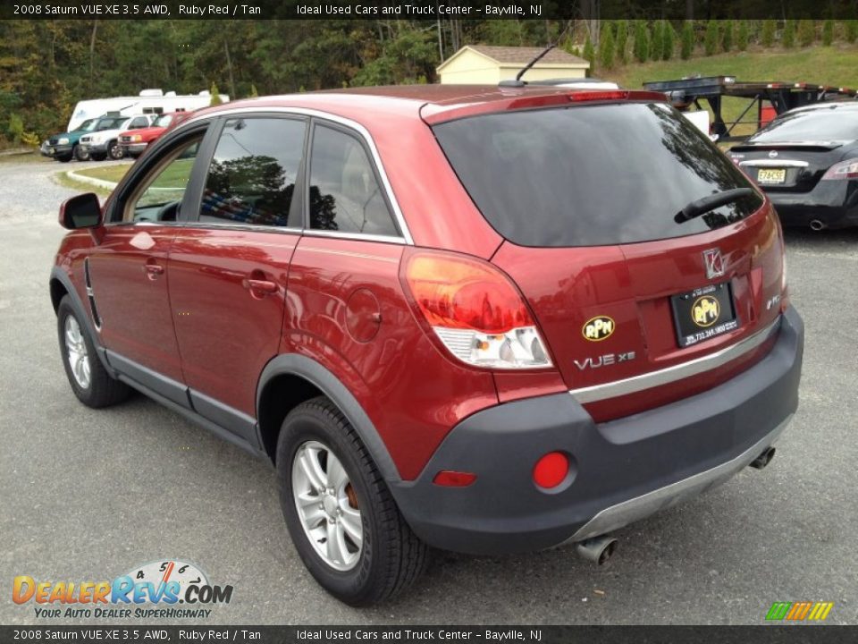 2008 Saturn VUE XE 3.5 AWD Ruby Red / Tan Photo #17