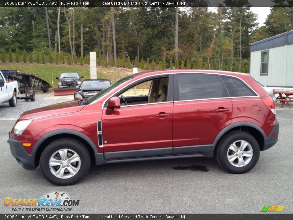 2008 Saturn VUE XE 3.5 AWD Ruby Red / Tan Photo #19