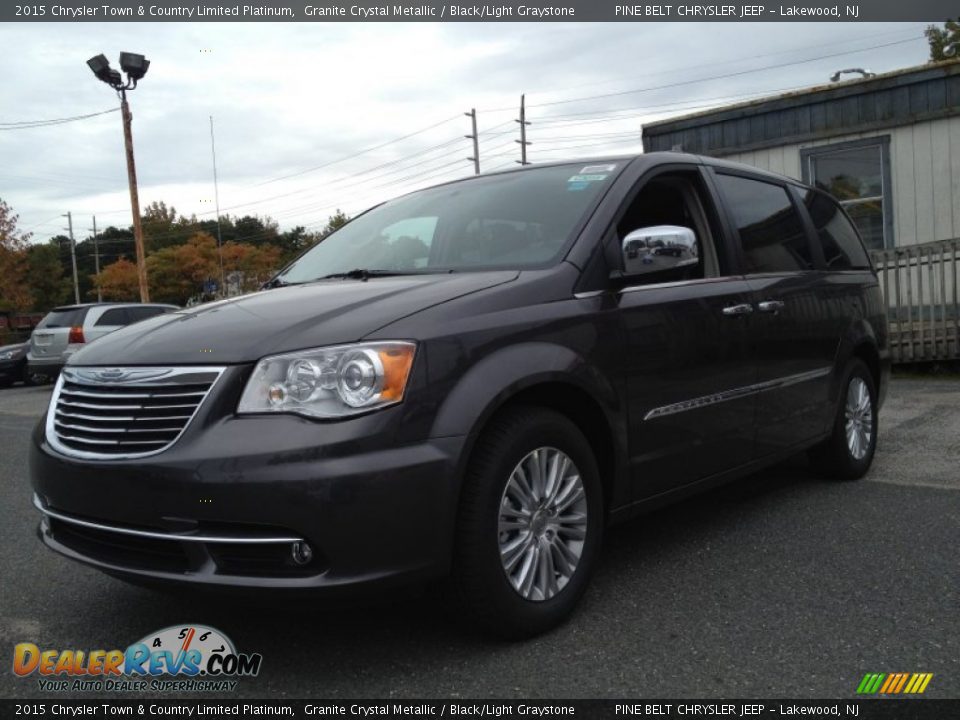 2015 Chrysler Town & Country Limited Platinum Granite Crystal Metallic / Black/Light Graystone Photo #1