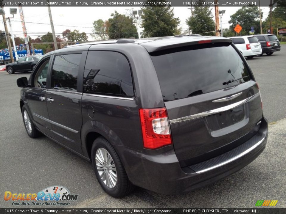 2015 Chrysler Town & Country Limited Platinum Granite Crystal Metallic / Black/Light Graystone Photo #4