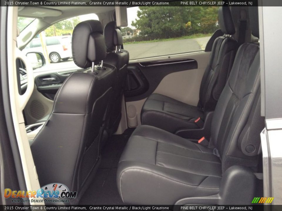 Rear Seat of 2015 Chrysler Town & Country Limited Platinum Photo #6