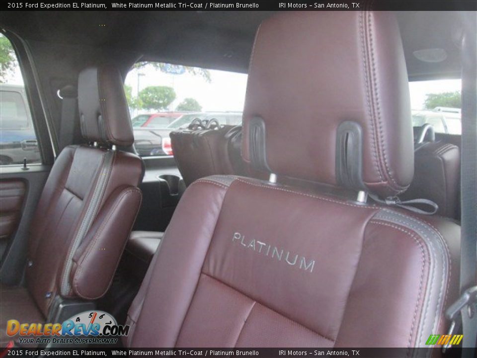 Front Seat of 2015 Ford Expedition EL Platinum Photo #13