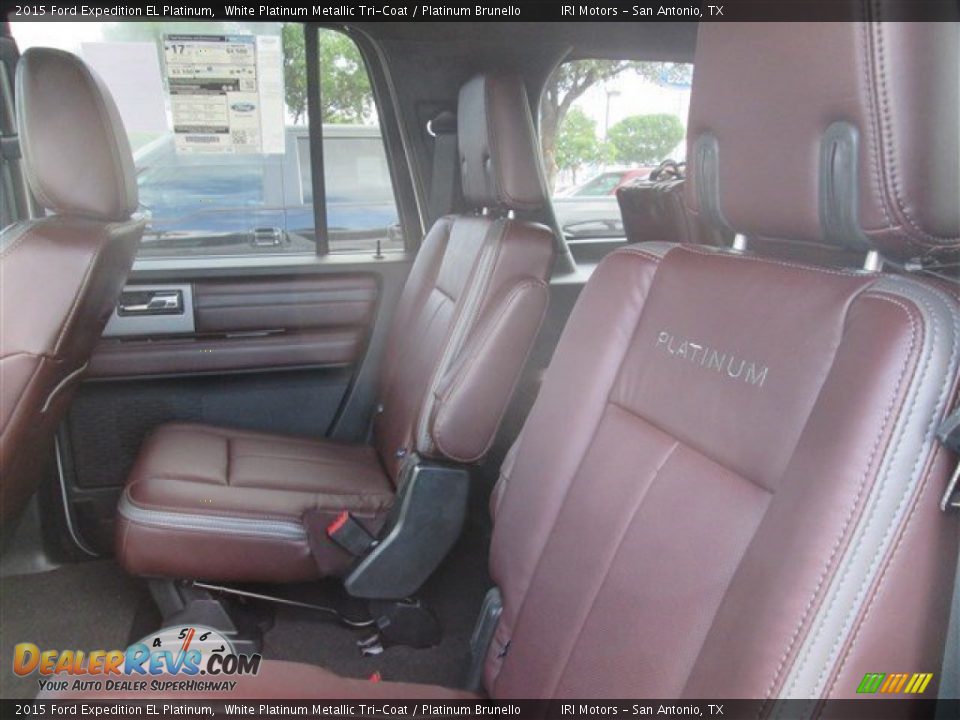 Rear Seat of 2015 Ford Expedition EL Platinum Photo #14