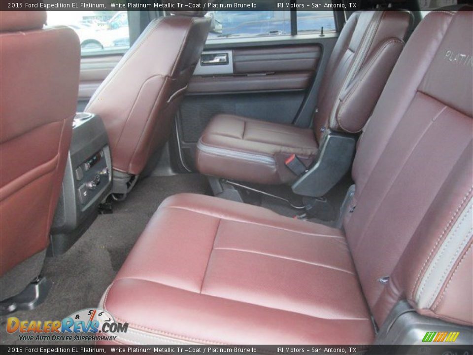 Rear Seat of 2015 Ford Expedition EL Platinum Photo #15