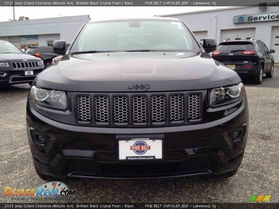 2015 Jeep Grand Cherokee Altitude 4x4 Brilliant Black Crystal Pearl / Black Photo #2