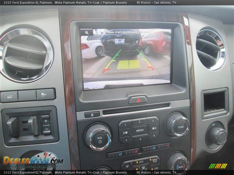 2015 Ford Expedition EL Platinum White Platinum Metallic Tri-Coat / Platinum Brunello Photo #19