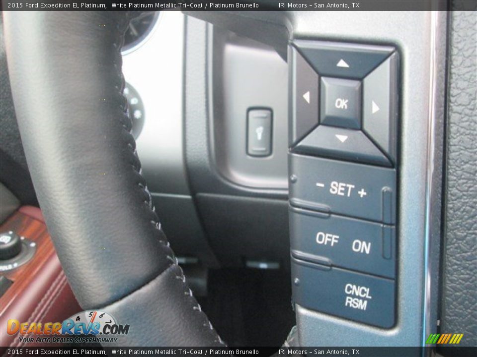 2015 Ford Expedition EL Platinum White Platinum Metallic Tri-Coat / Platinum Brunello Photo #20