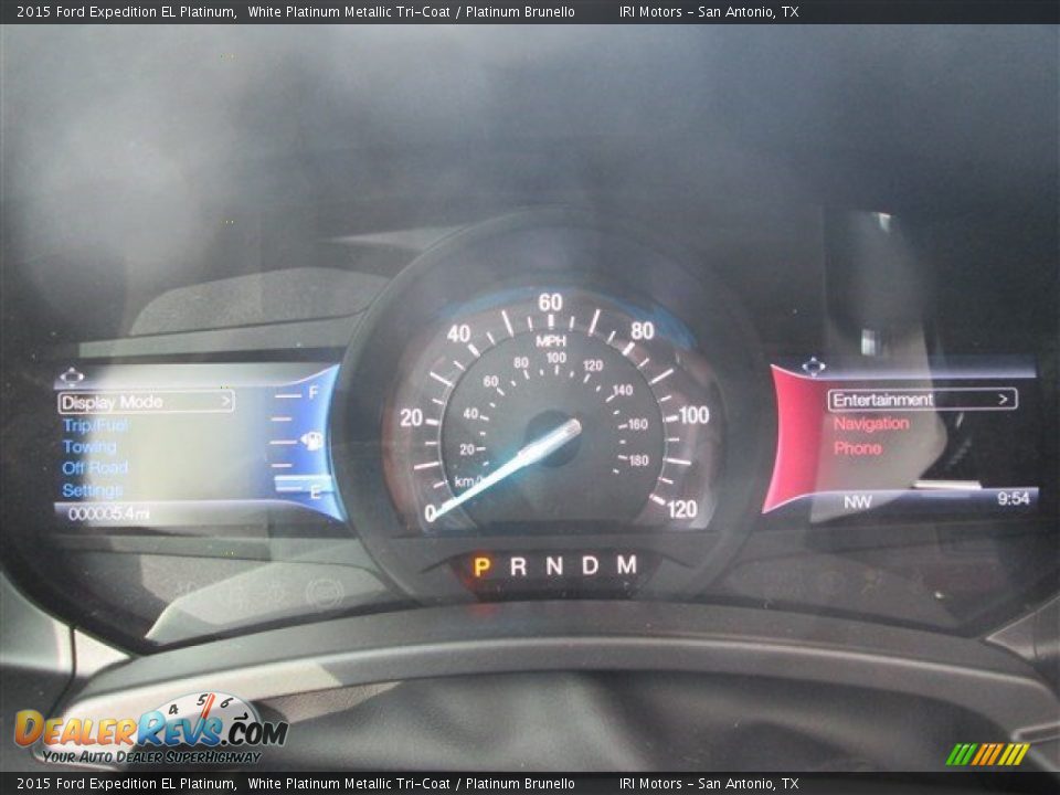 2015 Ford Expedition EL Platinum White Platinum Metallic Tri-Coat / Platinum Brunello Photo #23