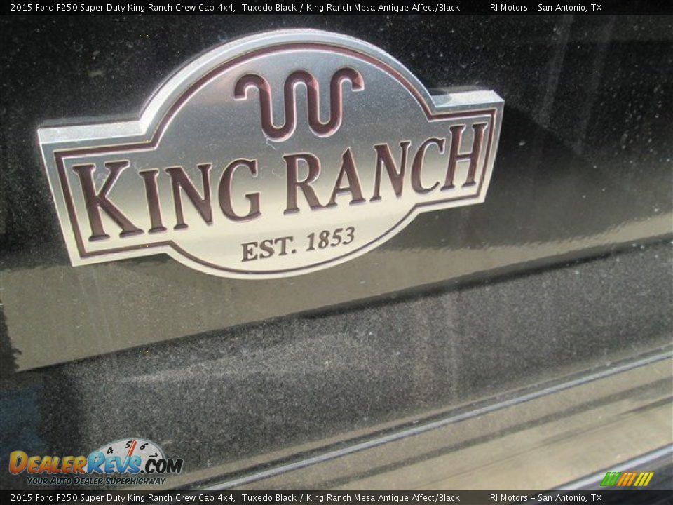2015 Ford F250 Super Duty King Ranch Crew Cab 4x4 Tuxedo Black / King Ranch Mesa Antique Affect/Black Photo #21
