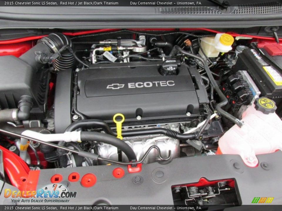 2015 Chevrolet Sonic LS Sedan 1.8 Liter DOHC 16-Valve VVT ECOTEC 4 Cylinder Engine Photo #16