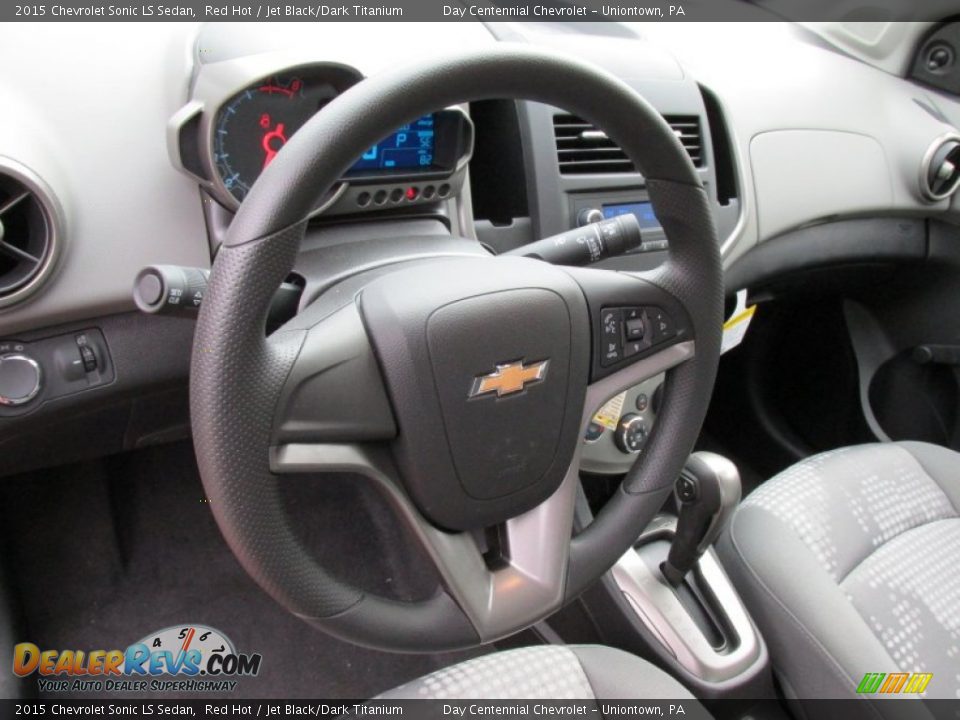 2015 Chevrolet Sonic LS Sedan Steering Wheel Photo #24