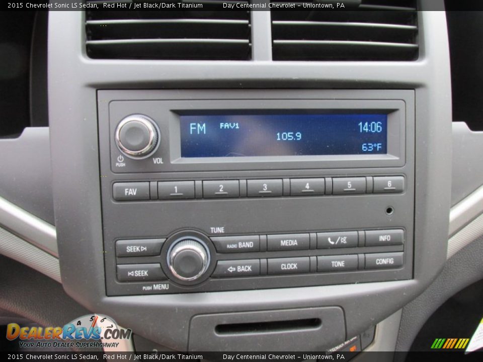 Audio System of 2015 Chevrolet Sonic LS Sedan Photo #28
