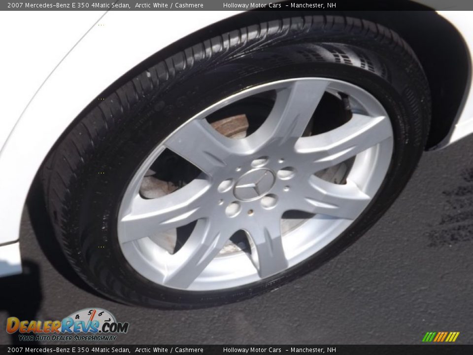 2007 Mercedes-Benz E 350 4Matic Sedan Arctic White / Cashmere Photo #5