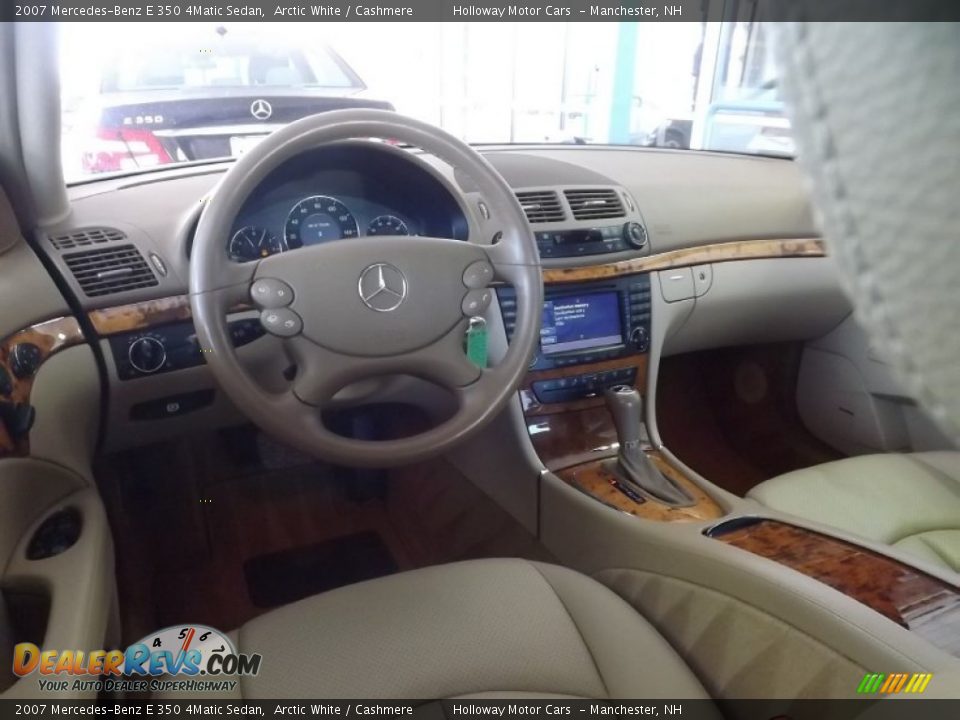 2007 Mercedes-Benz E 350 4Matic Sedan Arctic White / Cashmere Photo #8