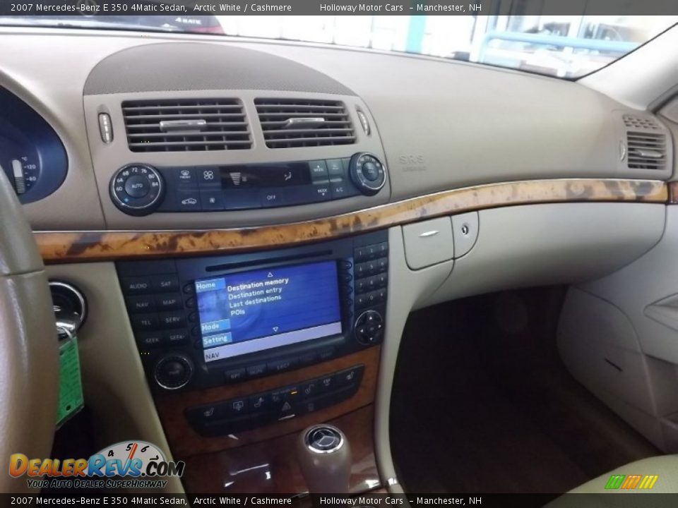 2007 Mercedes-Benz E 350 4Matic Sedan Arctic White / Cashmere Photo #10