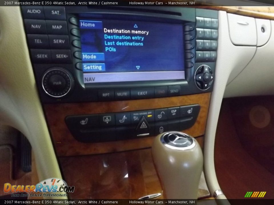 2007 Mercedes-Benz E 350 4Matic Sedan Arctic White / Cashmere Photo #11