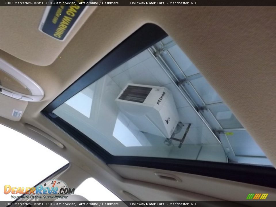 2007 Mercedes-Benz E 350 4Matic Sedan Arctic White / Cashmere Photo #14