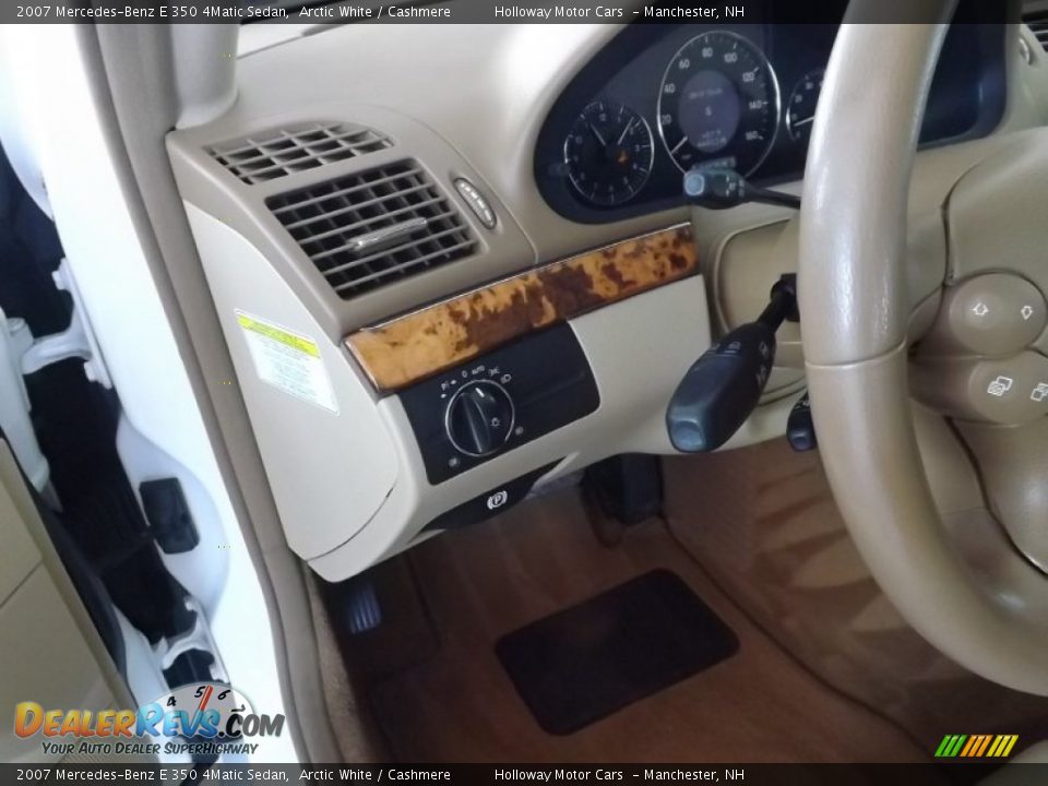 2007 Mercedes-Benz E 350 4Matic Sedan Arctic White / Cashmere Photo #16