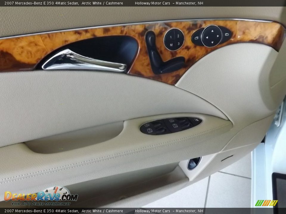 2007 Mercedes-Benz E 350 4Matic Sedan Arctic White / Cashmere Photo #18