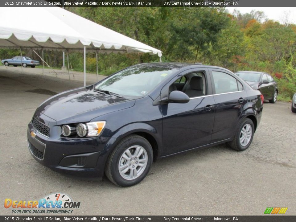 2015 Chevrolet Sonic LT Sedan Blue Velvet Metallic / Dark Pewter/Dark Titanium Photo #1