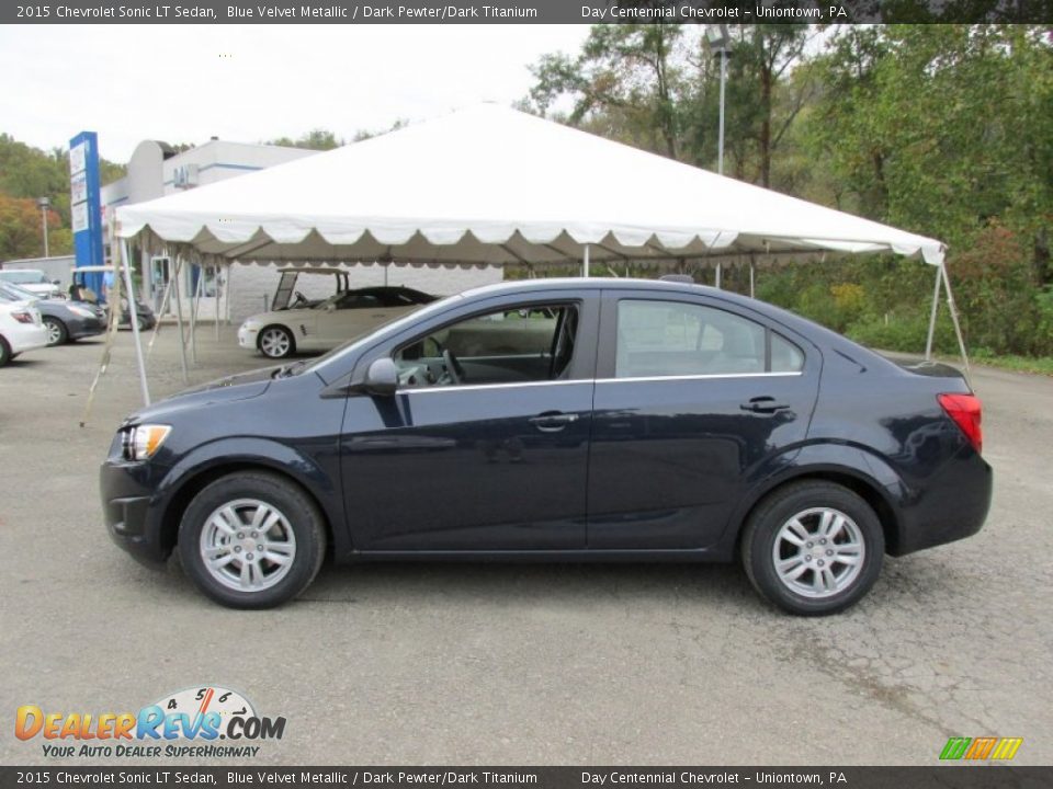 Blue Velvet Metallic 2015 Chevrolet Sonic LT Sedan Photo #2