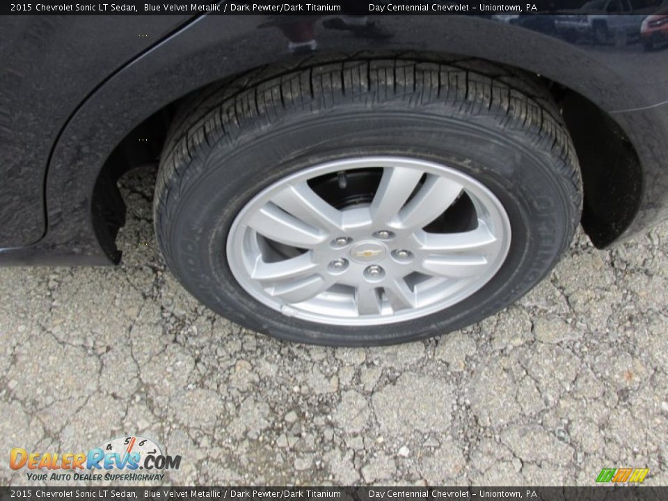 2015 Chevrolet Sonic LT Sedan Blue Velvet Metallic / Dark Pewter/Dark Titanium Photo #3