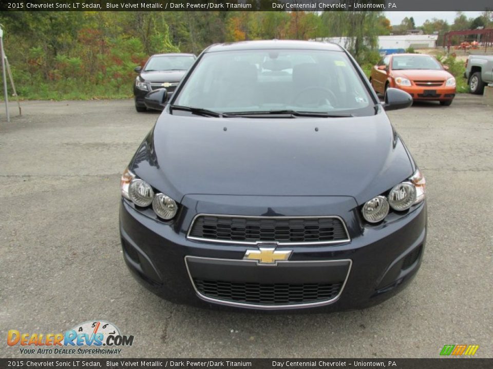 2015 Chevrolet Sonic LT Sedan Blue Velvet Metallic / Dark Pewter/Dark Titanium Photo #9
